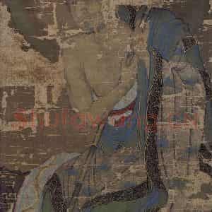 宋代 赵璚《第三尊者-迦诺迦跋厘堕阇尊者图》国画综合作品图片鉴赏