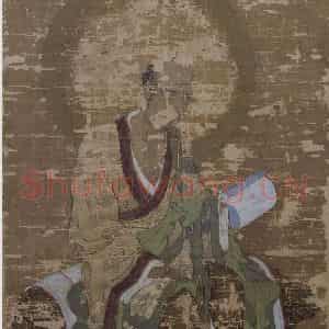 宋代 赵璚《第六尊者-跋陀罗尊者图》国画综合作品图片鉴赏
