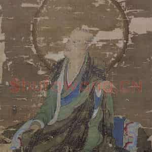 宋代 赵璚《第七尊者-迦理迦尊者图》国画综合作品图片鉴赏