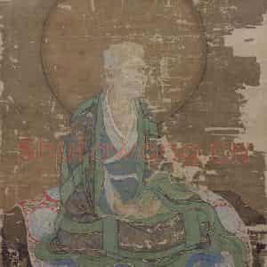 宋代 赵璚《第八尊者-伐阇弗多罗尊者图》国画综合作品图片鉴赏