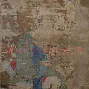 宋代 赵璚《第十四尊者-伐那婆斯尊者图》国画综合作品图片鉴赏