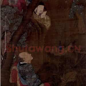 宋代 陆信忠《第七尊者-迦理迦尊者图》国画综合作品图片鉴赏