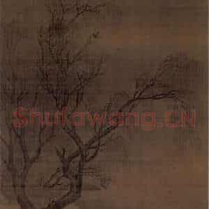 宋代 马麟《柳堤牧童图》国画综合作品图片鉴赏