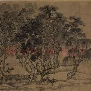 宋朝《卢鸿草堂十志图》国画山水作品图片鉴赏