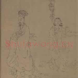宋朝《九歌图》国画山水作品图片鉴赏