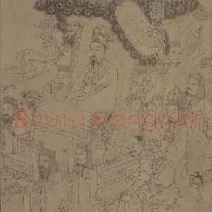 宋朝《九歌图》国画山水作品图片鉴赏