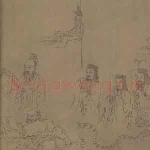 宋朝《九歌图》国画山水作品图片鉴赏