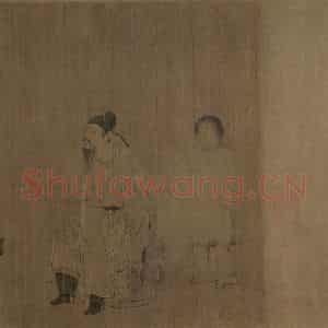 宋朝《萧翼赚兰亭图》国画人物作品图片鉴赏