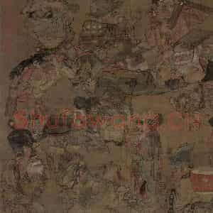 宋朝《大傩图》国画综合作品图片鉴赏