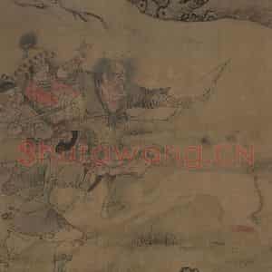 宋朝《搜山图》国画综合作品图片鉴赏