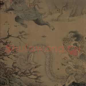 宋朝《搜山图》国画综合作品图片鉴赏