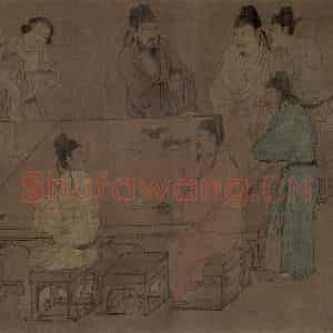 宋朝《春宴图》国画综合作品图片鉴赏