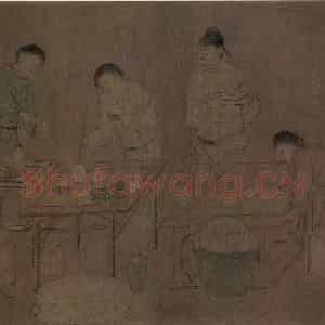宋朝《春宴图》国画综合作品图片鉴赏