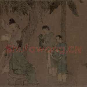 宋朝《春宴图》国画综合作品图片鉴赏
