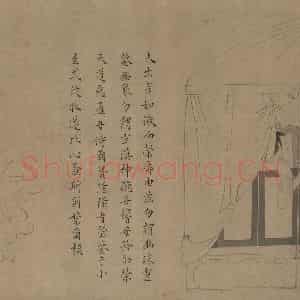 宋代《女史箴图》国画人物工笔作品图片鉴赏