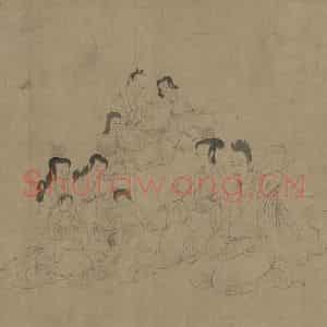 宋代《女史箴图》国画人物工笔作品图片鉴赏