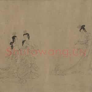 宋代《女史箴图》国画人物工笔作品图片鉴赏