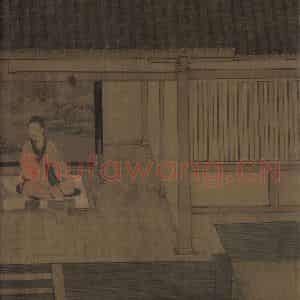 宋代《女孝经图》国画人物工笔作品图片鉴赏