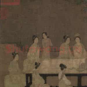 宋代《女孝经图》国画人物工笔作品图片鉴赏