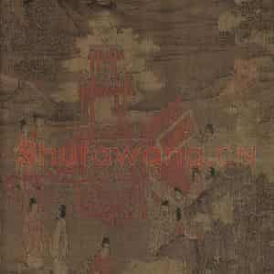 宋代《洛神赋全图》国画人物工笔作品图片鉴赏