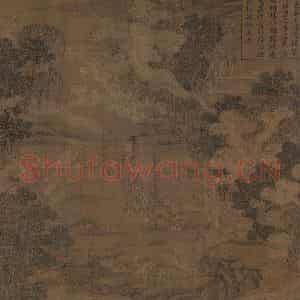 宋代《洛神赋全图》国画人物工笔作品图片鉴赏