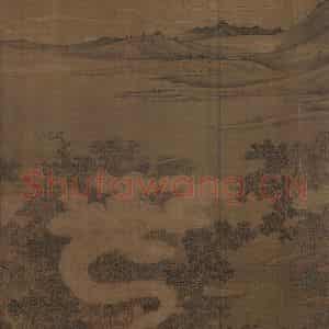 宋代《洛神赋全图》国画人物工笔作品图片鉴赏