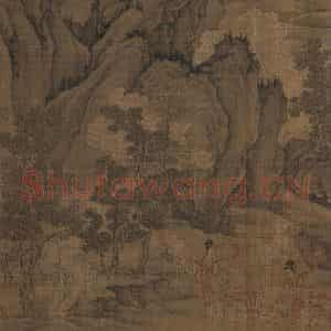 宋代《洛神赋全图》国画人物工笔作品图片鉴赏