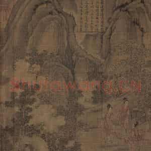 宋代《洛神赋全图》国画人物工笔作品图片鉴赏