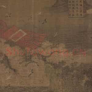 宋代《洛神赋全图》国画人物工笔作品图片鉴赏