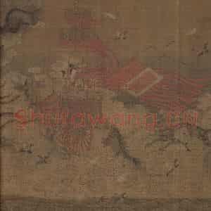 宋代《洛神赋全图》国画人物工笔作品图片鉴赏