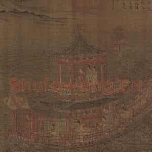 宋代《洛神赋全图》国画人物工笔作品图片鉴赏