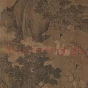 宋代《洛神赋全图》国画人物工笔作品图片鉴赏