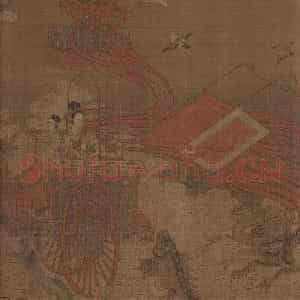 宋代《洛神赋全图》国画人物工笔作品图片鉴赏