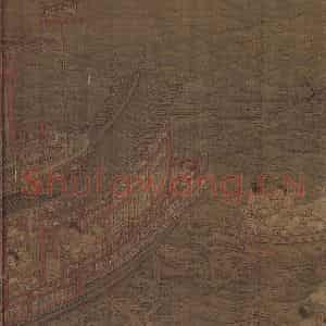 宋代《洛神赋全图》国画人物工笔作品图片鉴赏