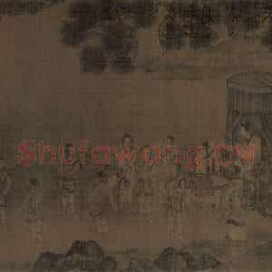 宋代《洛神赋图》国画人物工笔作品图片鉴赏