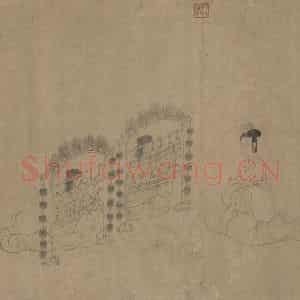 宋代《女史箴图》国画人物工笔作品图片鉴赏
