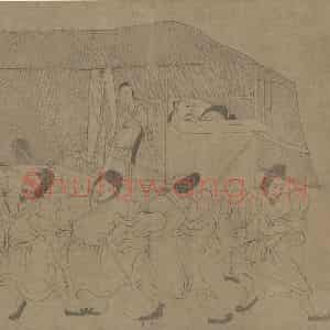 宋代《女史箴图》国画人物工笔作品图片鉴赏
