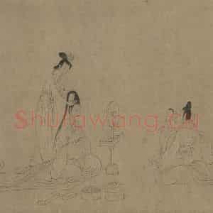 宋代《女史箴图》国画人物工笔作品图片鉴赏