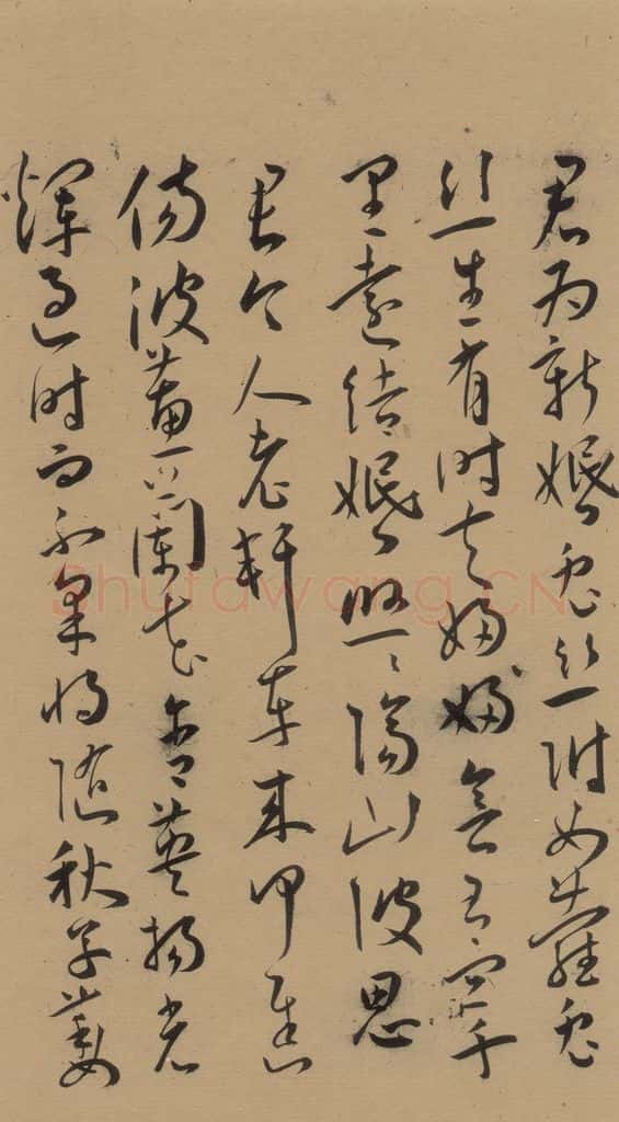 1527明 王宠 《王宠古诗十九首》之十 书法作品