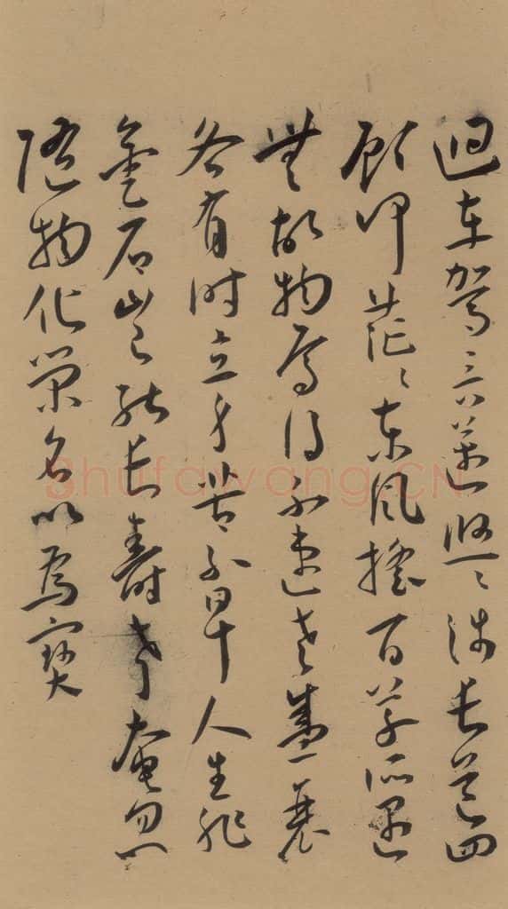1527明 王宠 《王宠古诗十九首》之十三 书法作品