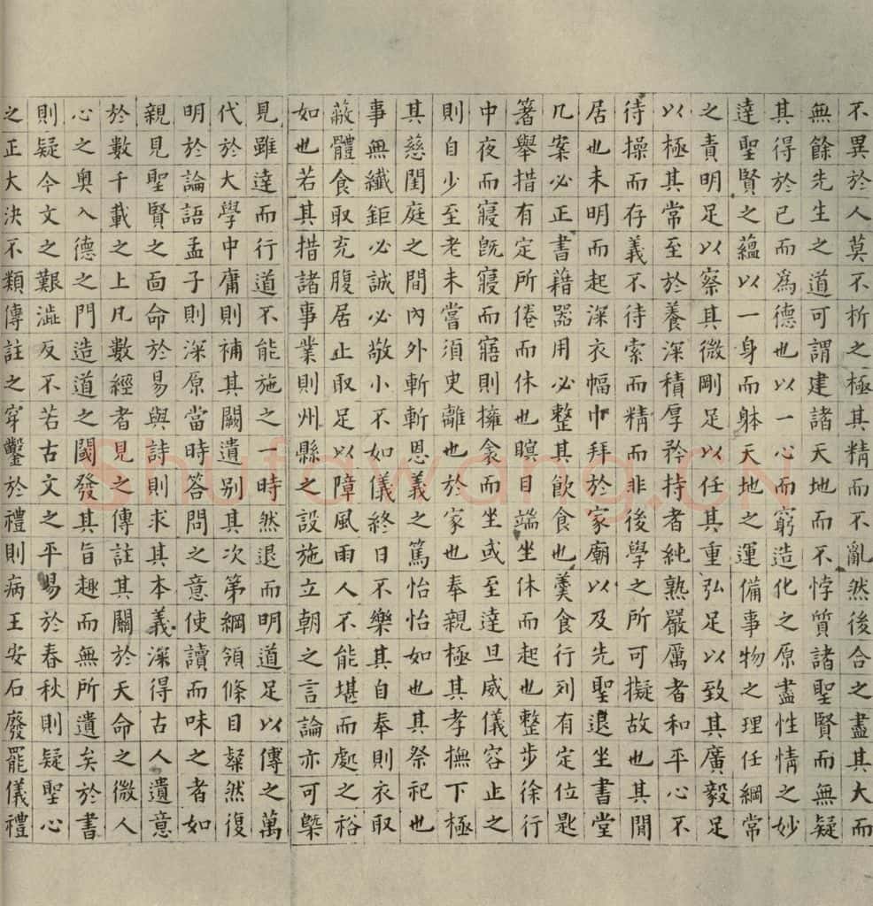 明代 祝允明 《宋儒六贤传志》之十五 书法作品
