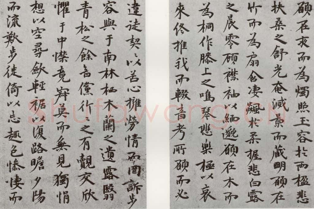 明代 祝允明 《陶渊明闲情赋》之三 书法作品