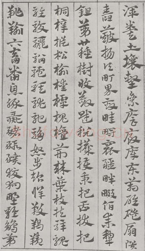 宋 赵孟俯 急就章 （14） 书法作品