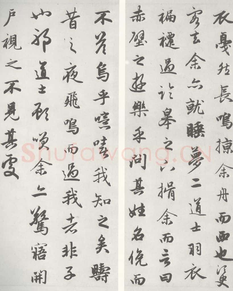 宋 赵孟俯 赤壁二赋 （19）（20） 书法作品
