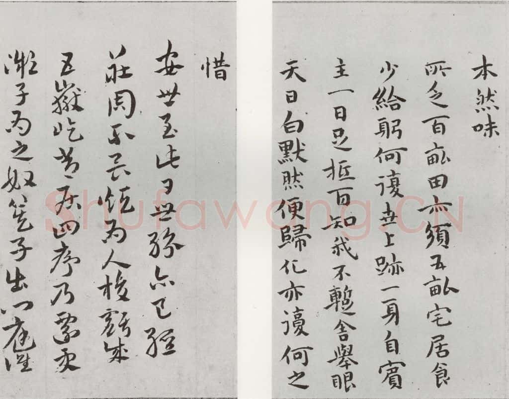 1520年明 祝允明 和陶饮酒诗之十五十六 书法作品