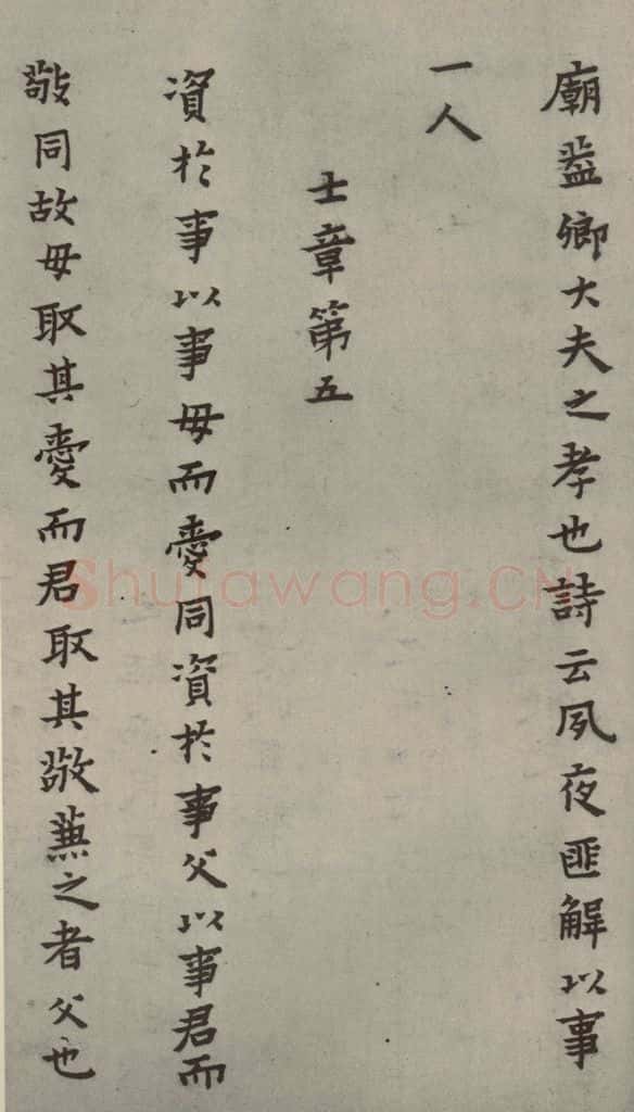 明 蔡玉卿 孝经 （6） 书法作品