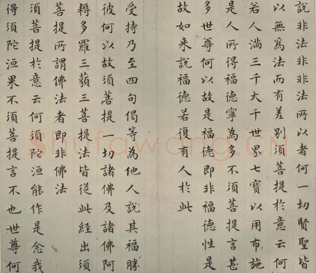 明 文震孟 金刚般若波罗蜜经 （6） 书法作品