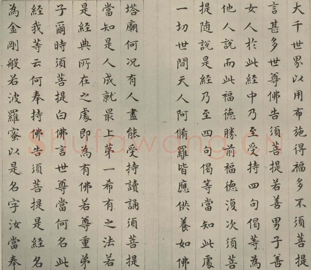 明 文震孟 金刚般若波罗蜜经 （10） 书法作品