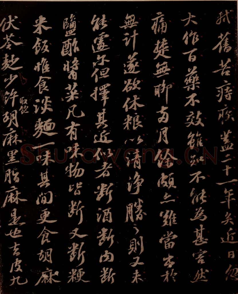 宋 苏轼 给醇夫信之三 书法作品