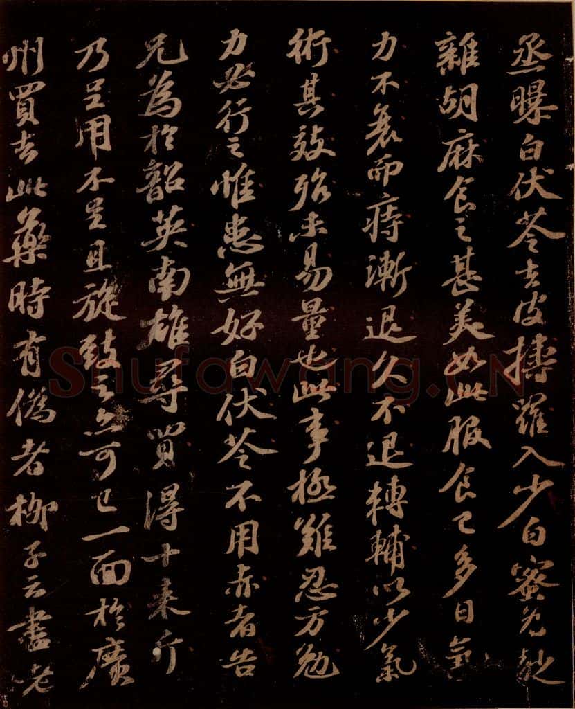 宋 苏轼 给醇夫信之四 书法作品